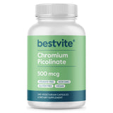 BESTVITE Chromium Picolinate 500mcg 90 capsules front view