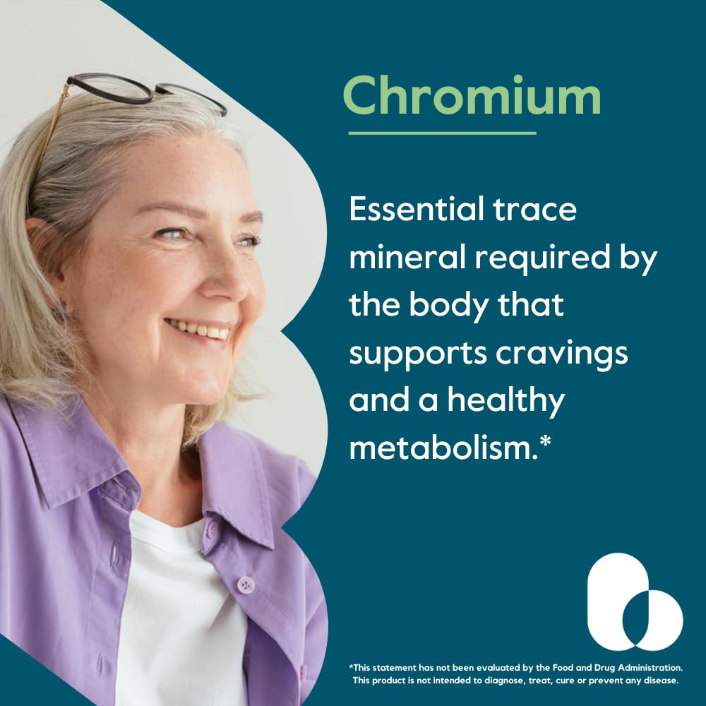 BESTVITE Chromium Picolinate 500mcg 90 capsules side view