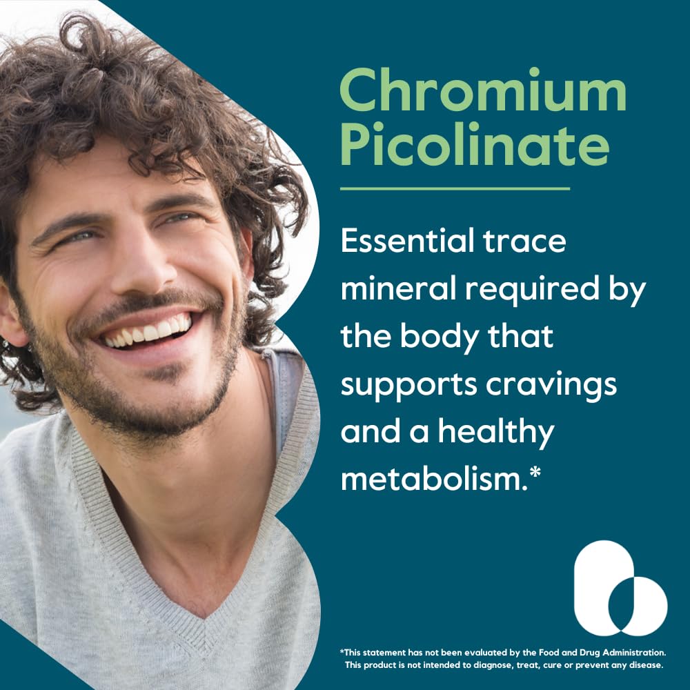 BESTVITE Chromium Picolinate bottle with 60 capsules