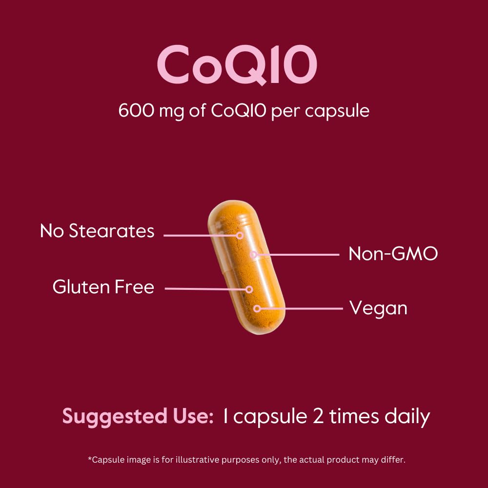 BESTVITE CoQ10 Supplement 100mg bottle on a wooden surface