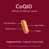 BESTVITE CoQ10 Supplement 100mg bottle on a wooden surface