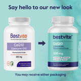 BESTVITE CoQ10 Supplement displayed with other vitamins