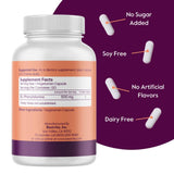 BESTVITE DL-Phenylalanine 500mg capsules with bottle