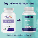 BESTVITE Inositol Capsules 750mg side view