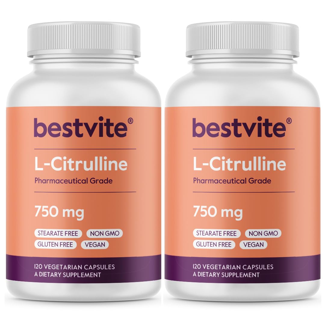 BESTVITE L-Citrulline 750mg capsules front view