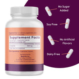 BESTVITE L-Leucine BCAA Supplement 500mg side view