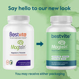 BESTVITE Magtein Magnesium L-Threonate 2000mg capsules opened bottle
