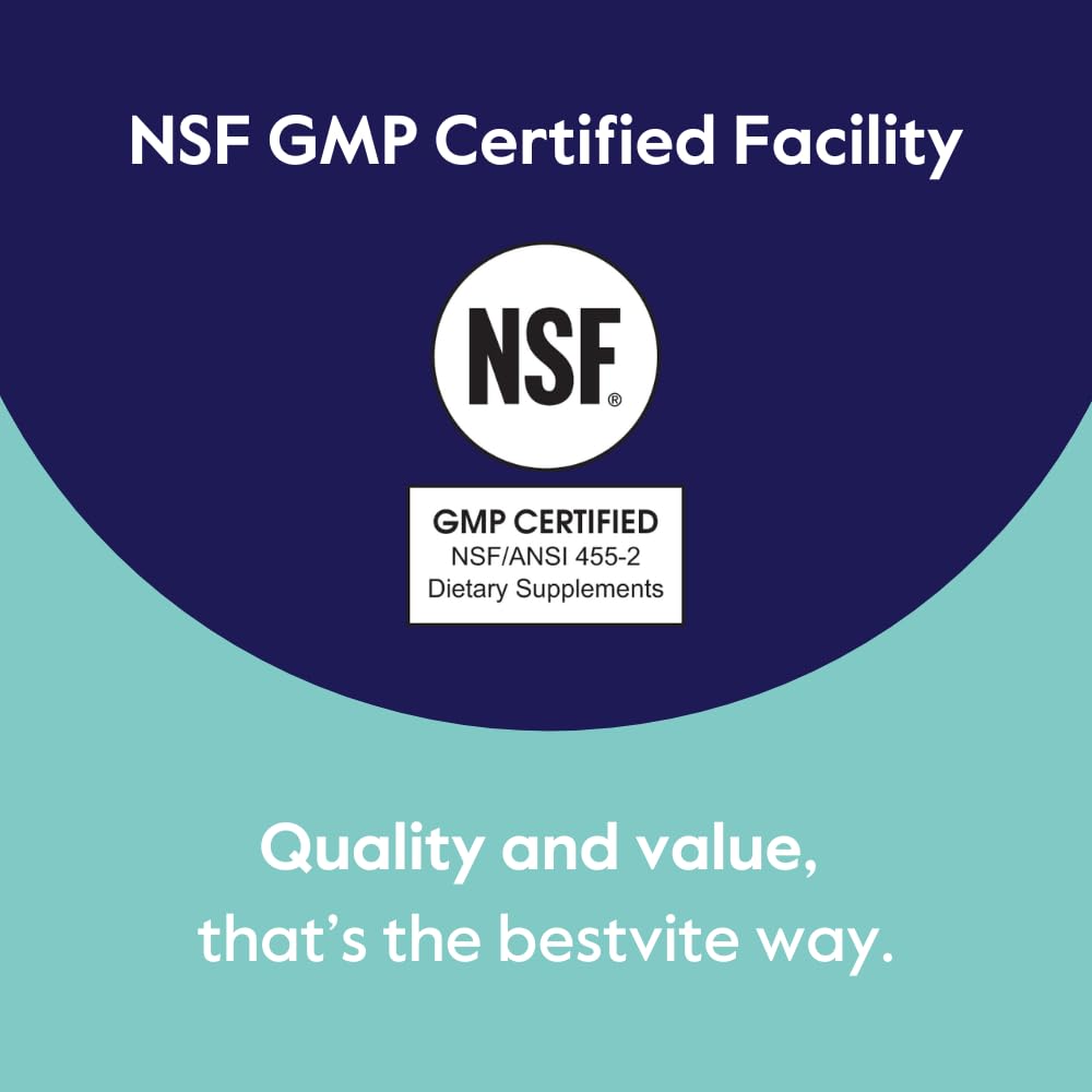 BESTVITE Melatonin 6mg Vegan Capsules on wooden table