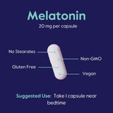 BESTVITE Melatonin bottle with label