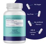 BESTVITE Melatonin Capsules 30mg back label