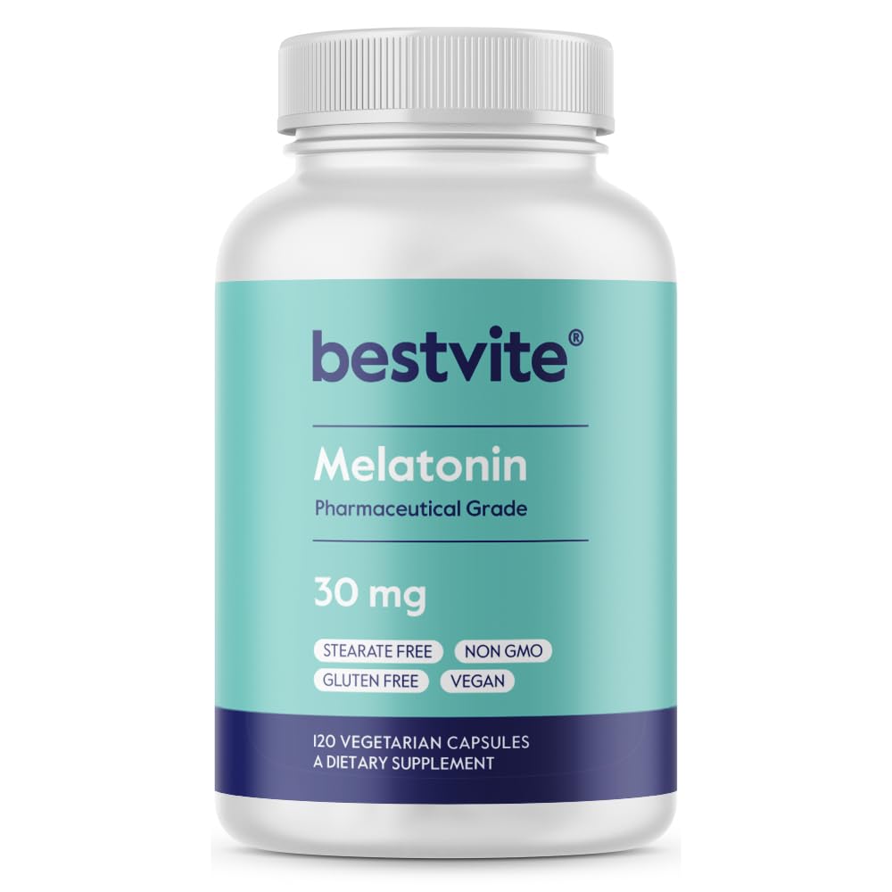 BESTVITE Melatonin Capsules 30mg front view