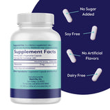 BESTVITE Melatonin Sleep Supplement 3mg Capsules back view