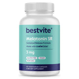 BESTVITE Melatonin SR 3mg Sleep Supplement front view