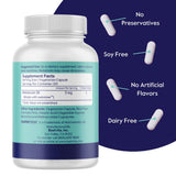 BESTVITE Melatonin SR 3mg Sleep Supplement side view