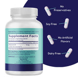 BESTVITE Melatonin SR 5mg 120 Veg Capsules back view