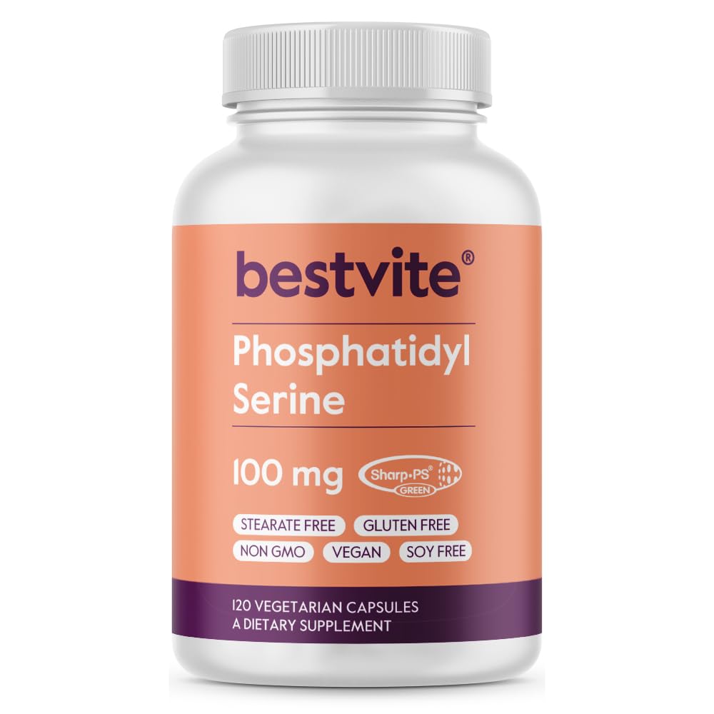BESTVITE Phosphatidylserine 100mg soy-free capsules front view