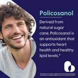 BESTVITE Policosanol Capsules 25mg packaging on a wooden table