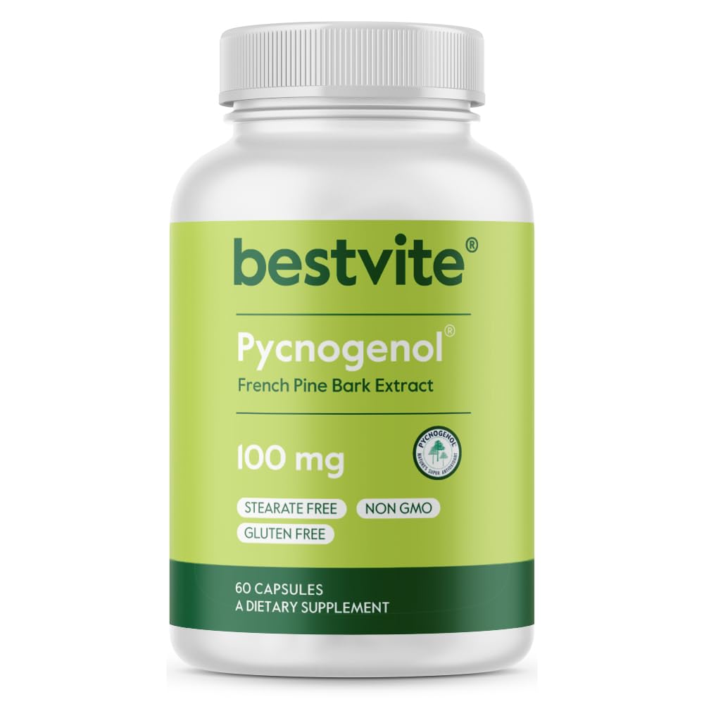 BESTVITE Pycnogenol 100mg capsules front view