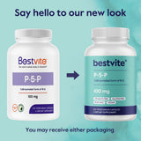 BESTVITE Pyridoxal-5-Phosphate 100mg capsules close-up