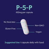 BESTVITE Pyridoxal-5-Phosphate 100mg capsules on table