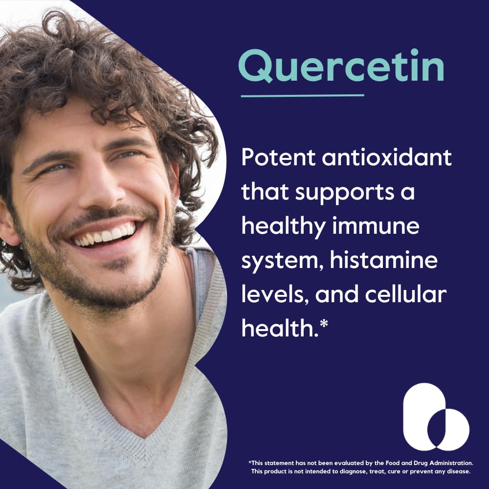 BESTVITE Quercetin 500mg supplement capsules close-up