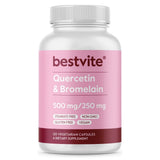 BESTVITE Quercetin & Bromelain supplement bottle front view