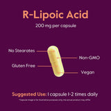 BESTVITE R-Alpha Lipoic Acid Capsules 200mg ingredients list