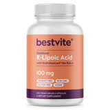 BESTVITE R-Lipoic Acid 100mg Capsules front view