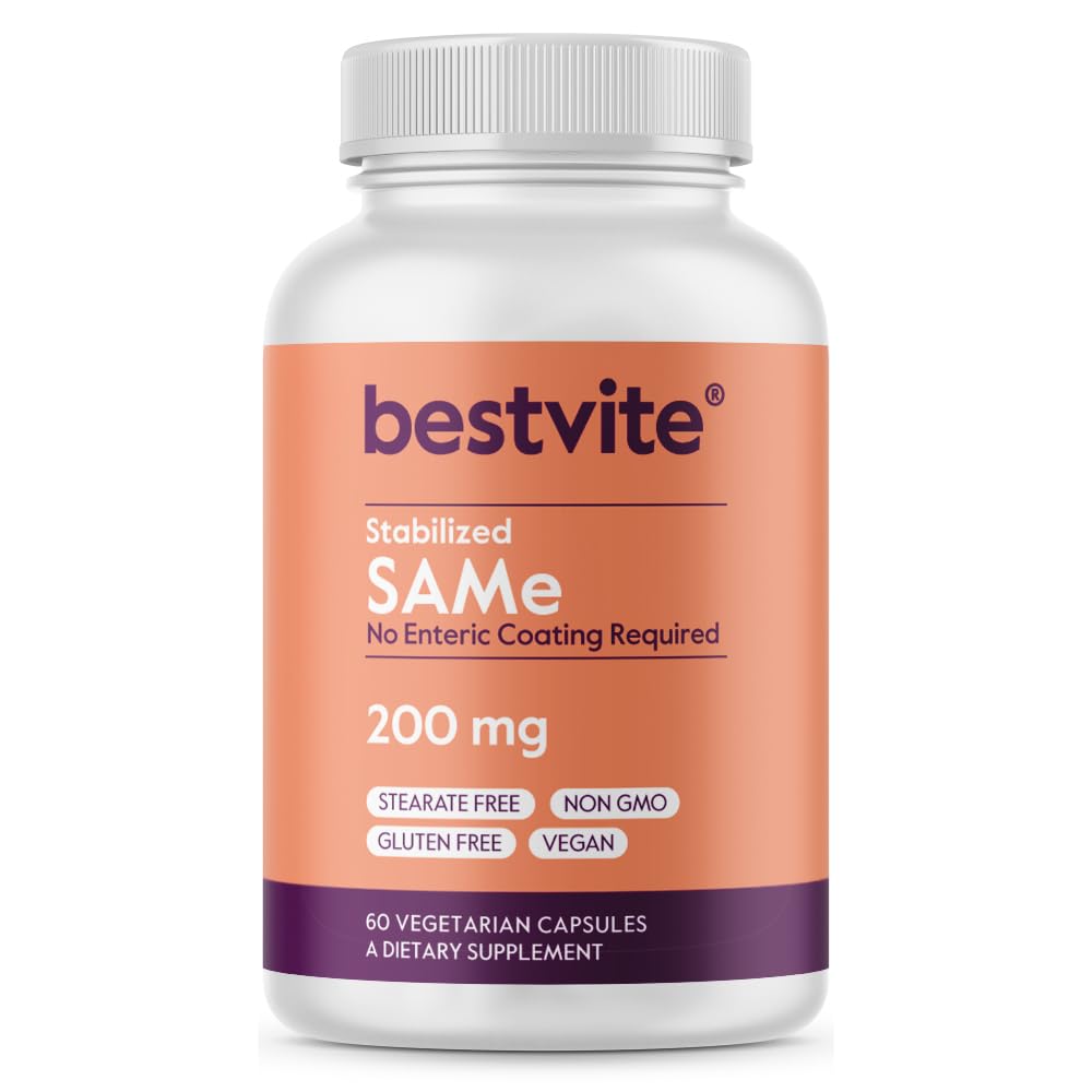 BESTVITE SAMe Stabilised Capsules 200mg front view