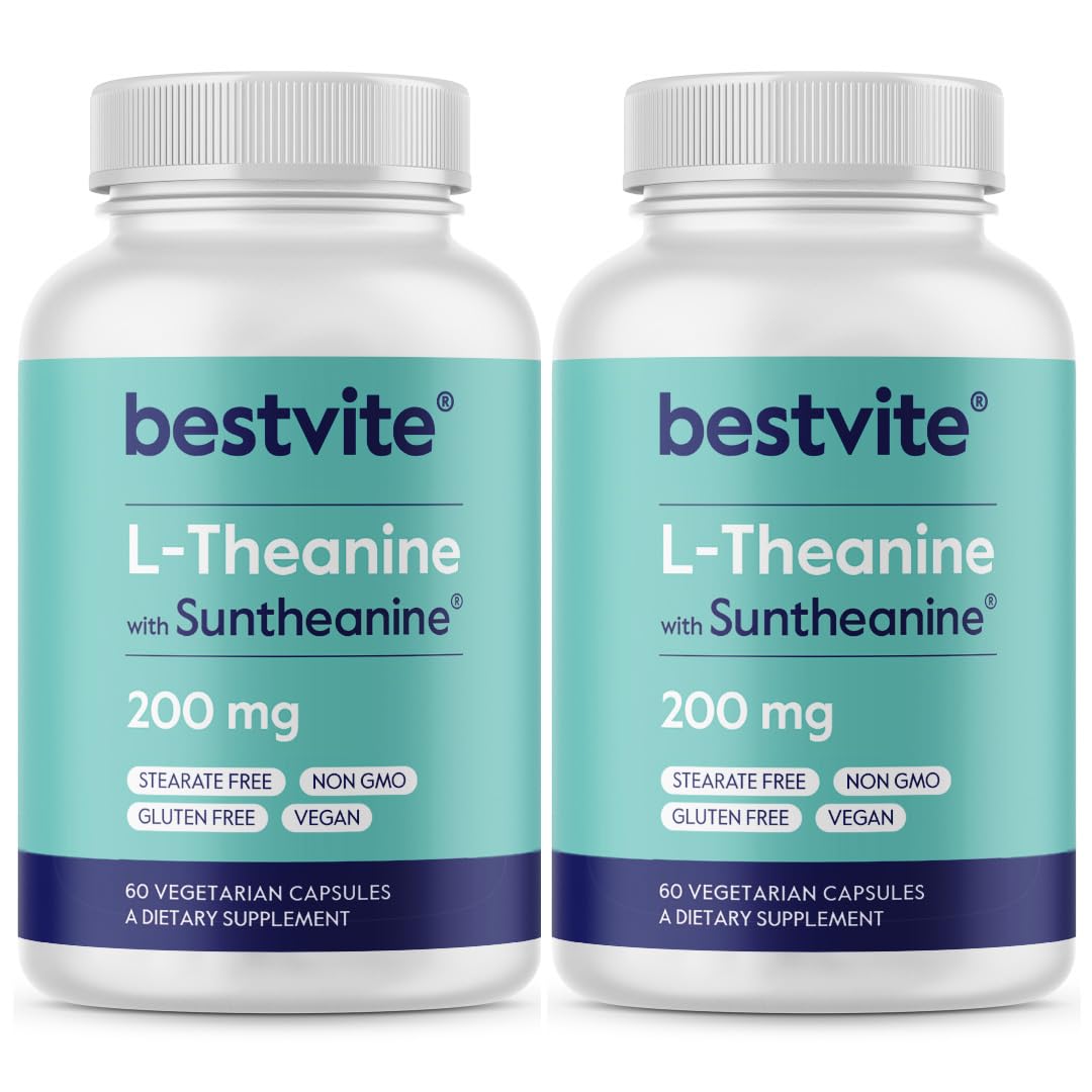 BESTVITE Suntheanine 200mg capsules front view