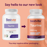 BESTVITE Taurine 1000mg supplement with measuring spoon