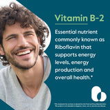 BESTVITE Vitamin B-2 Riboflavin 100mg capsules side view