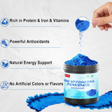 Besway Spirulina Powder packaging side view