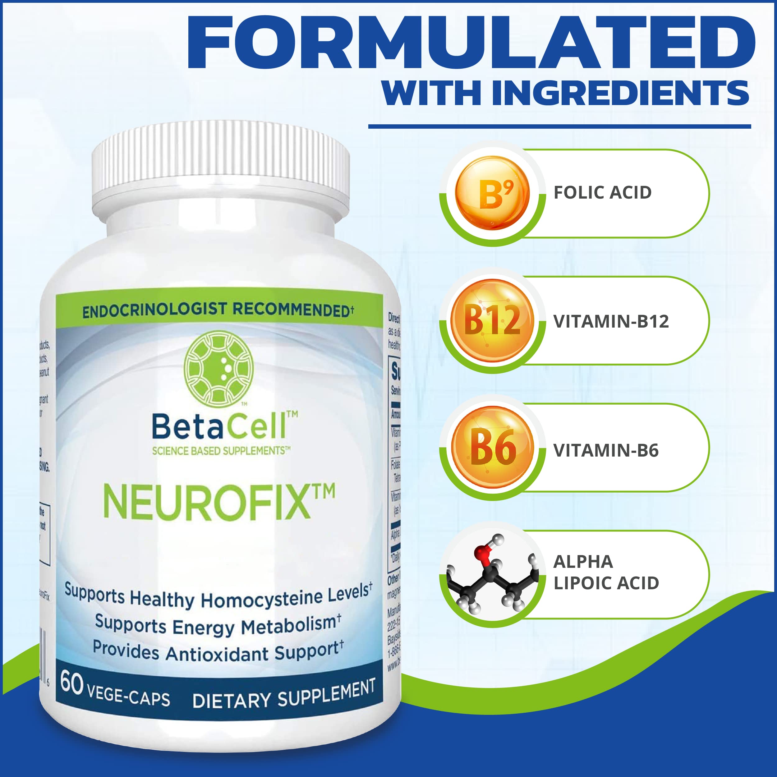 BETACELL Alpha Lipoic Acid Capsules 300mg nutrition facts