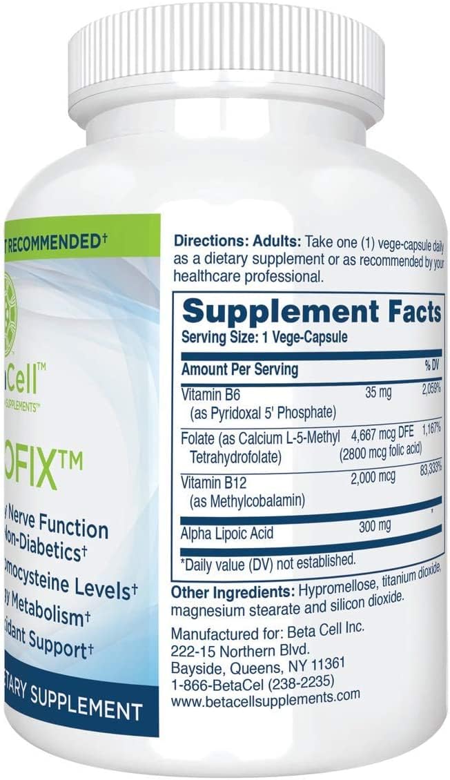 BETACELL Alpha Lipoic Acid Capsules 300mg with measuring spoon