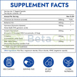 BETACELL Glucofix Berberine Supplement capsules on a table