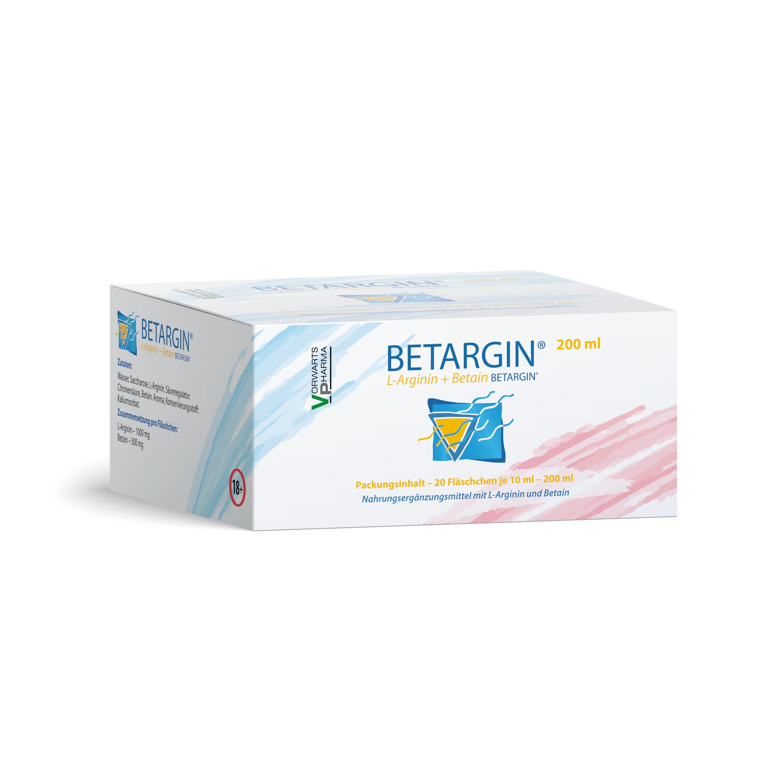 Betargin L-Arginine Complex 220g with a measuring spoon