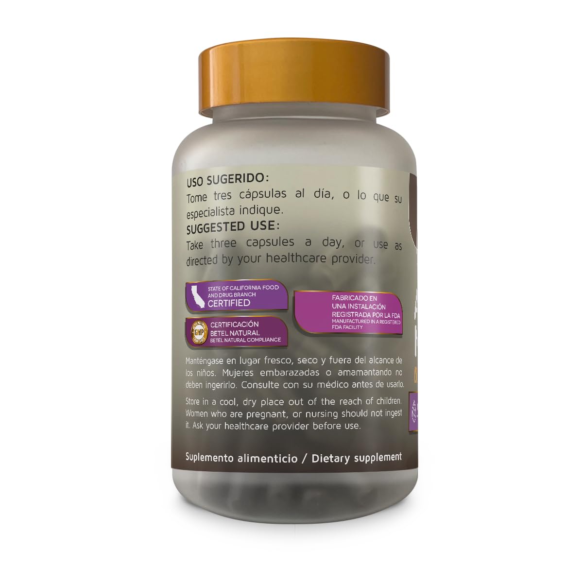 Betel Natural Black Garlic Supplement 1500mg packaging