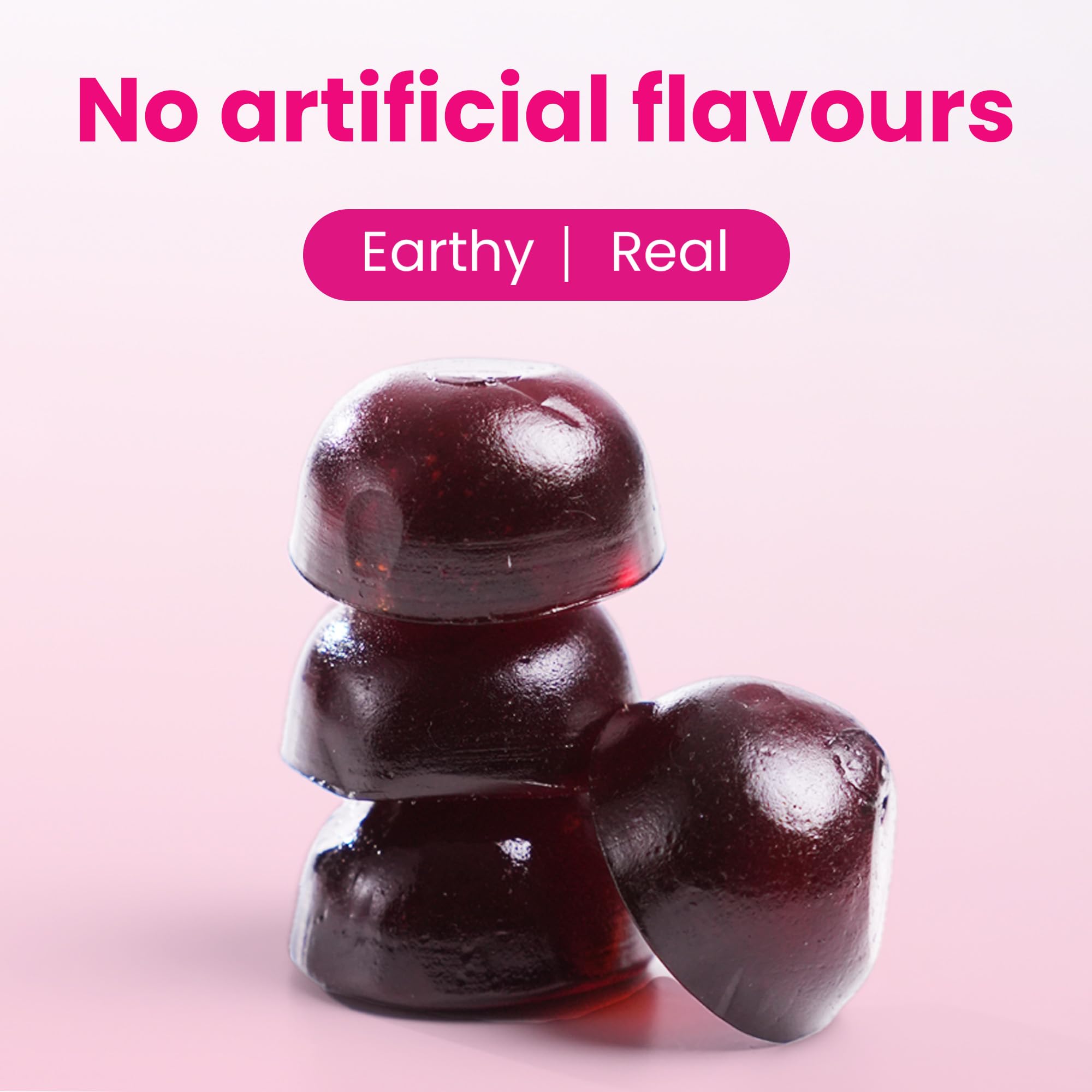 Better Alt She-lajit Gummies displayed with natural herbs