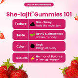 Better Alt She-lajit Gummies nutritional information on label