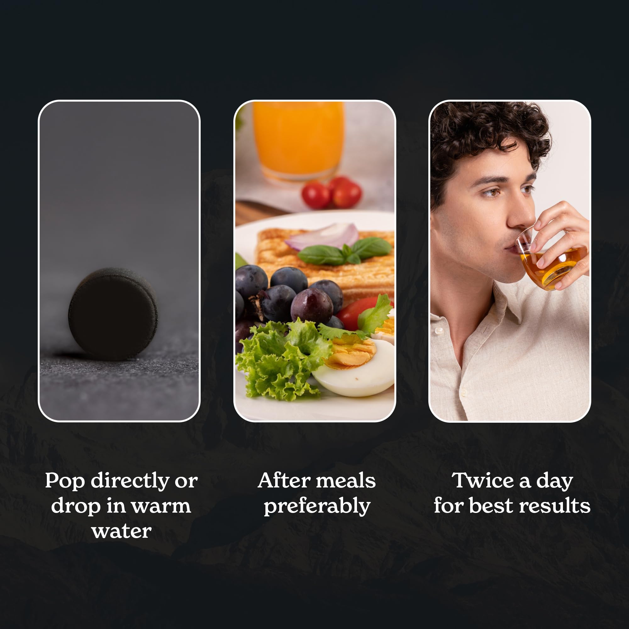 Better Alt Shilajit Dry Drops 30N bottle on a wooden table