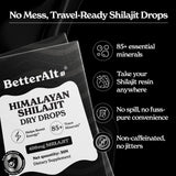 Better Alt Shilajit Dry Drops 30N dropper close-up