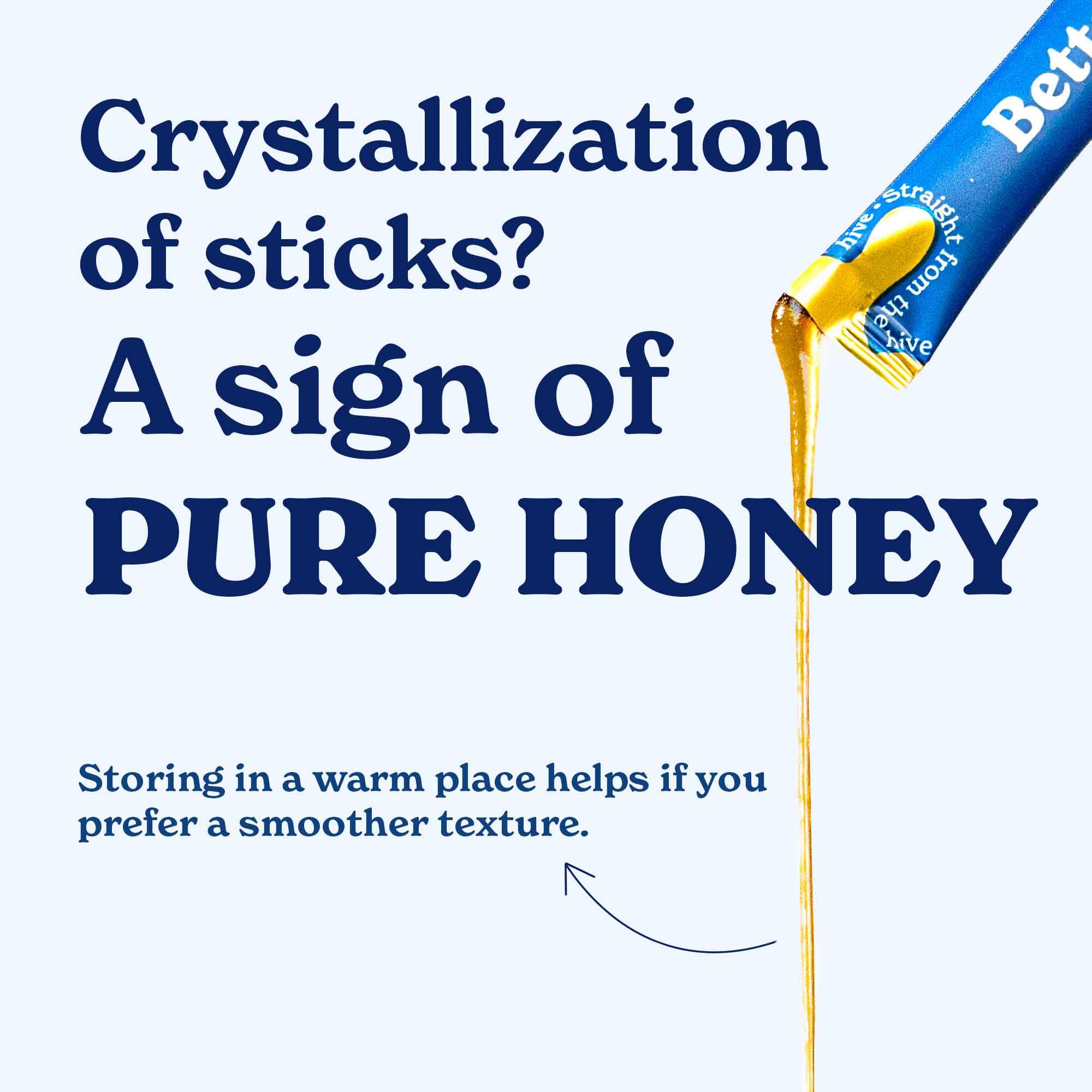 Better Alt Shilajit Honey Stick with organic honey background