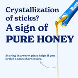 Better Alt Shilajit Honey Stick with organic honey background