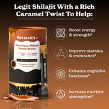 Better Alt Shilajit + Honey Sticks close-up of sticks