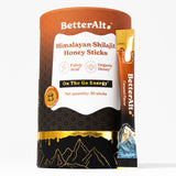 Better Alt Shilajit + Honey Sticks front view packaging