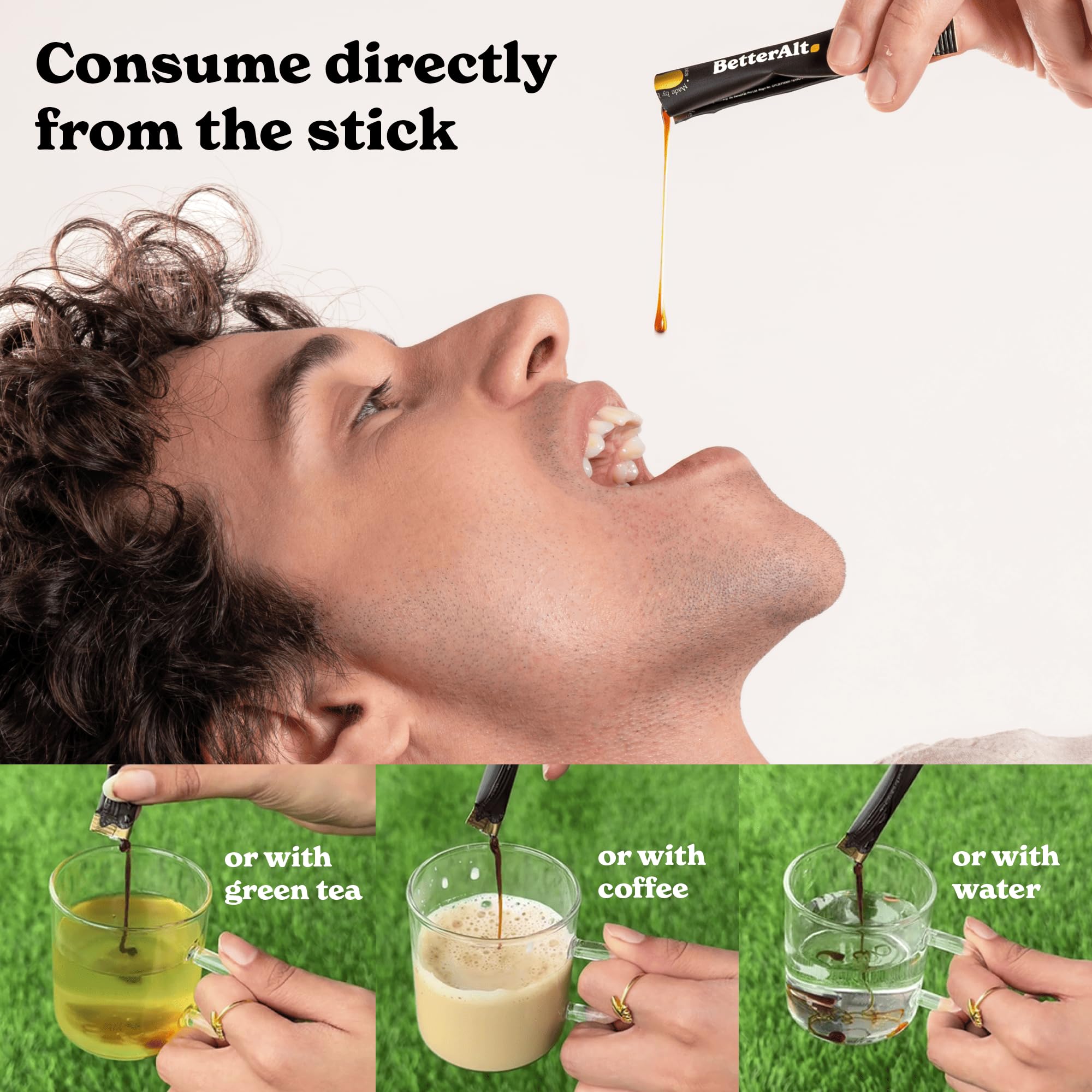 Better Alt Shilajit + Honey Sticks nutritional information