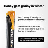 Better Alt Shilajit + Honey Sticks showing individual stick