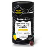 Better Alt Shilajit Mango Gummies front view with packaging