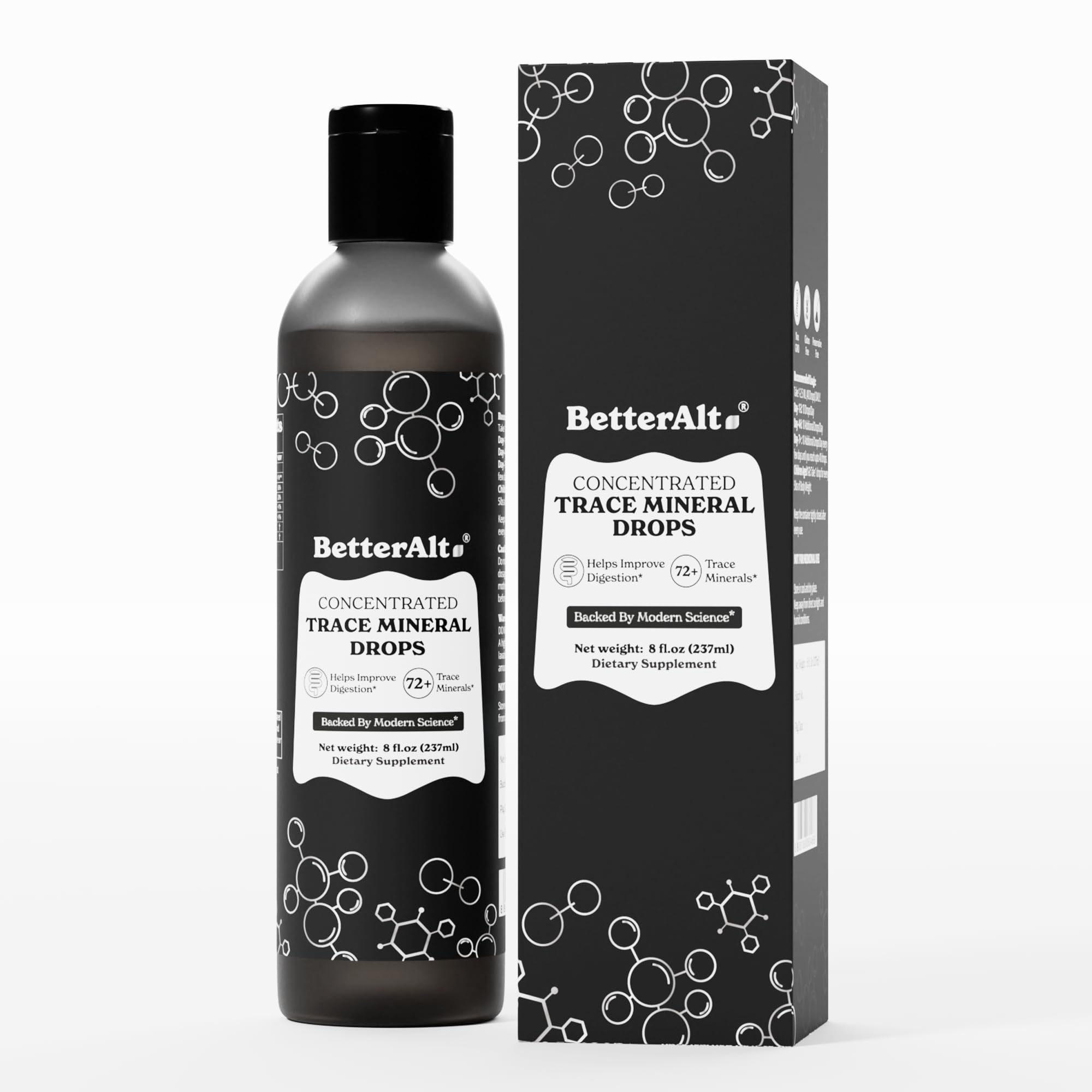 Better Alt Trace Minerals Drops bottle front view